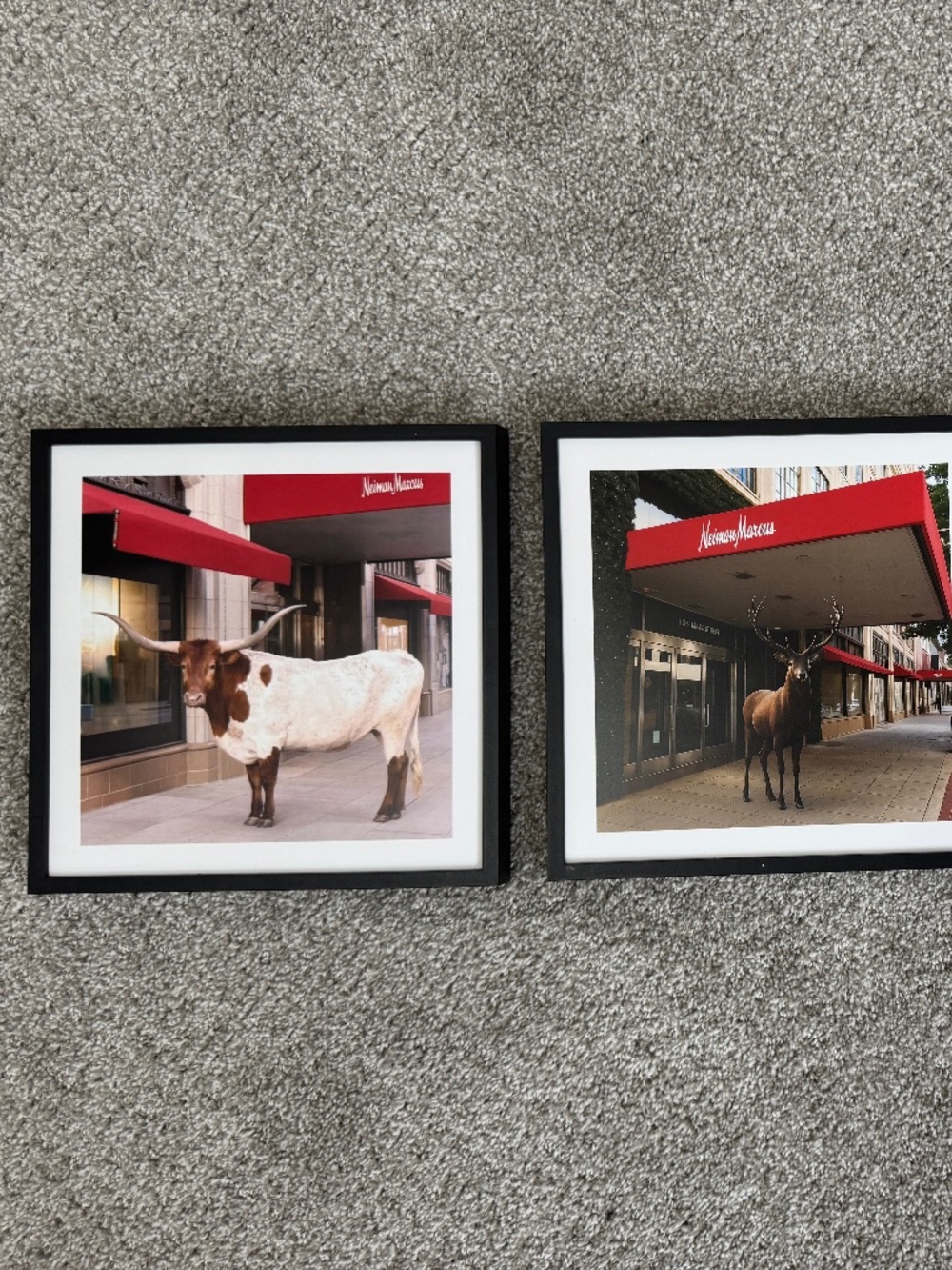THREE WESTERN FRAMED PHOTO'S